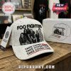White 'Foo Fighters Take Cover Tour' baseball cap with band photo graphic.!
