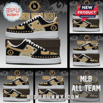 Fourth Wing MLB All-Star Custom Design Air Force 1 Sneakers