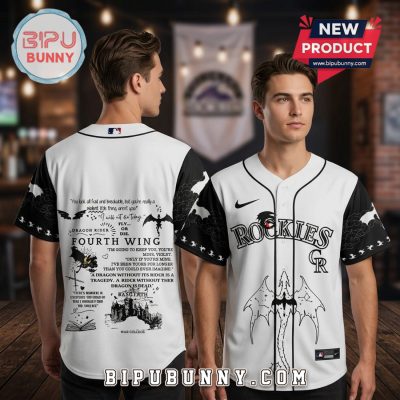 Fourth Wing MLB Baseball Jersey – Rangers Giants Rockies Dodgers Jersey