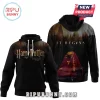Black Harry Potter hoodie with gold text 