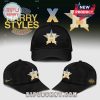 Black hat with 'H' star design. Features Harry Styles Together Tour 2026 merch vibes!