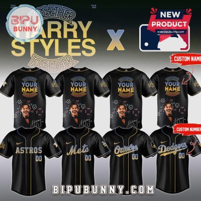 Harry Styles MLB Together Tour 2026 Custom Name Jersey