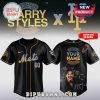 Black Mets baseball jersey with Harry Styles theme, custom name, number option! Tour 2026 merch!