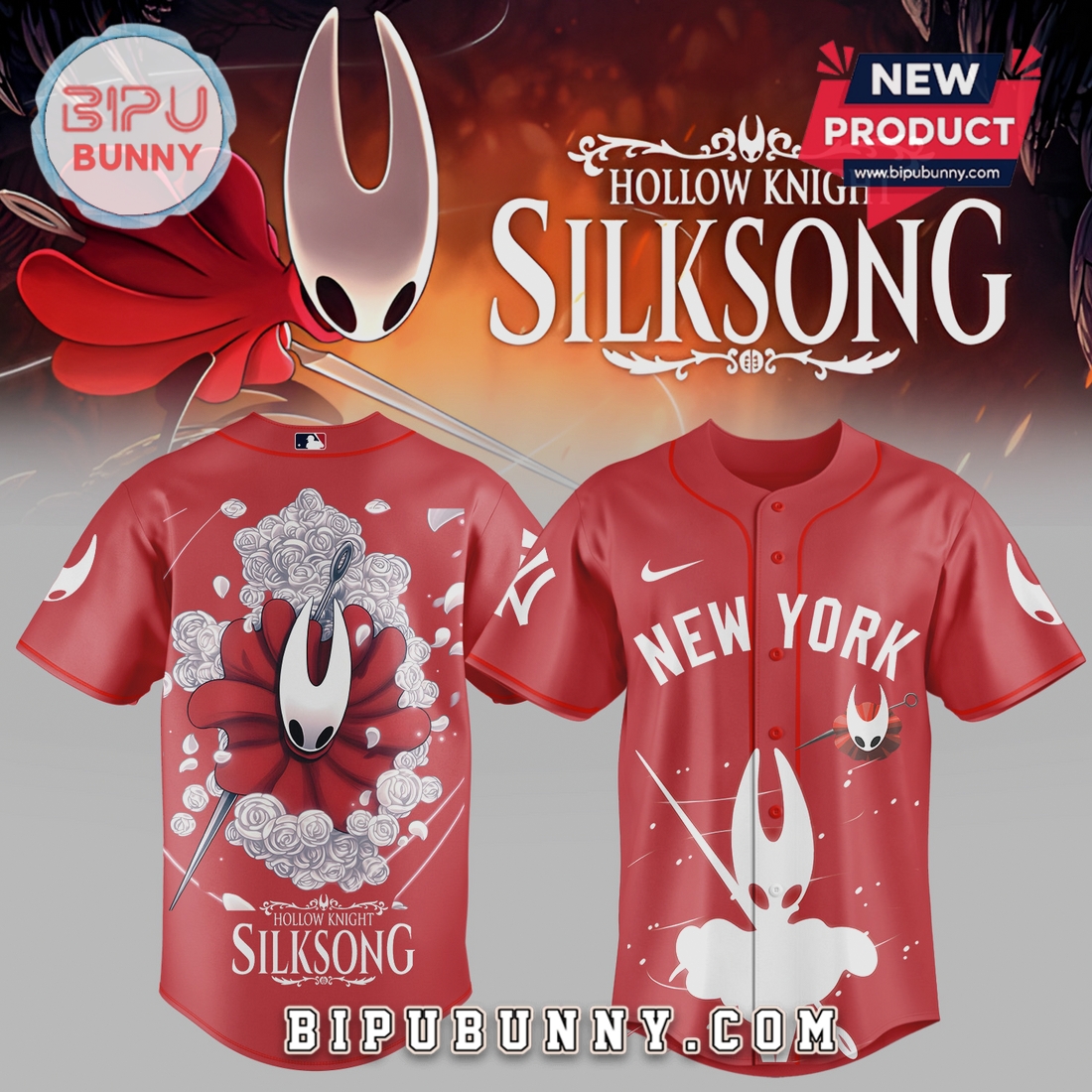 Hollow Knight Silksong MLB Teams Baseball Jersey – Limited Edition Hollow Knight Silksong MLB Teams Baseball Jersey – Limited Edition