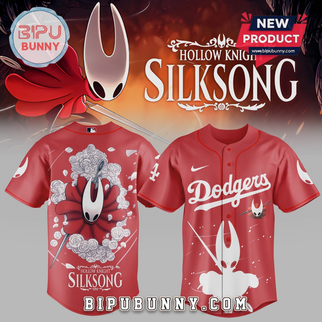 Hollow Knight Silksong MLB Teams Baseball Jersey – Limited Edition Hollow Knight Silksong MLB Teams Baseball Jersey – Limited Edition