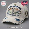Distressed cap with India Champions, Men's T20 World Cup text, trophy, and Indian flag design.!