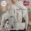 Gray hoodie with Jack Harlow Monica Tour dates, retro design! Photo print on front!