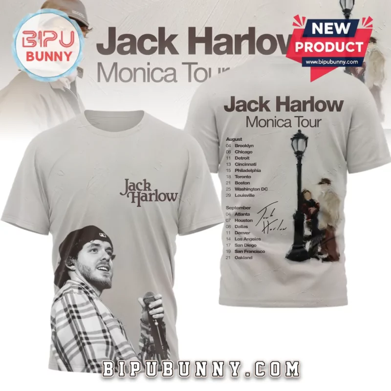 Jack Harlow Monica Tour Concert Dates Premium 3D Graphic T-Shirt