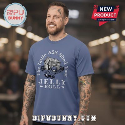 Jelly Roll The Little Ass Shed Tour 2023 Country Music Graphic T-Shirt