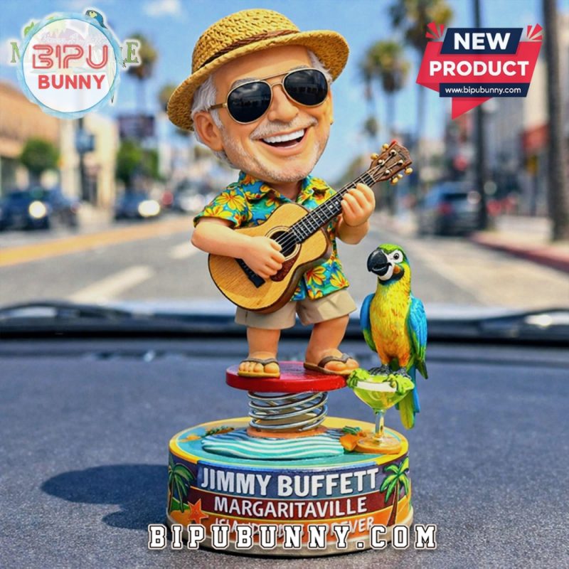 Jimmy Buffett Margaritaville Bobblehead, Island Vibes Forever, Novelty Figure Jimmy Buffett Margaritaville Bobblehead, Island Vibes Forever, Novelty Figure