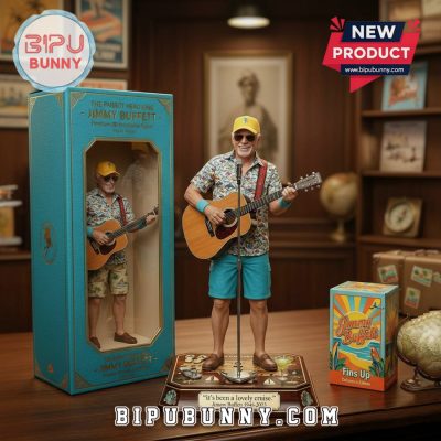 Jimmy Buffett Parrot Head King Premium 3D Articulated Figure