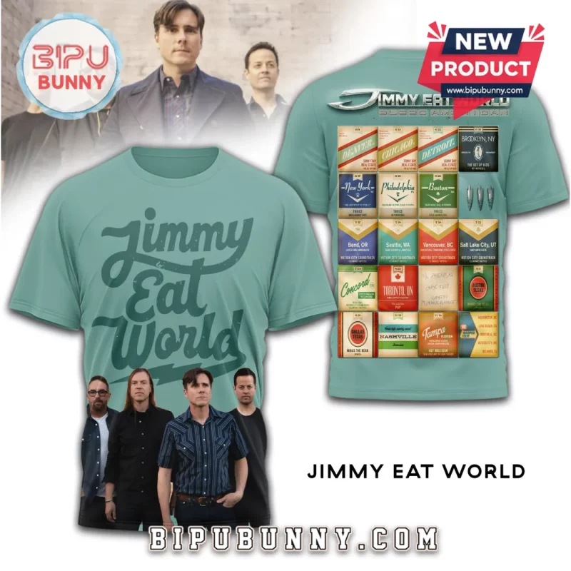 Jimmy Eat World Bleed American Tour Vintage Graphic T-Shirt