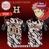 Custom Jujutsu Kaisen themed baseball jersey with Houston Astros logo, and anime character.!