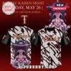 Jujutsu Kaisen Night baseball jersey featuring Sukuna and Texas design elements.!