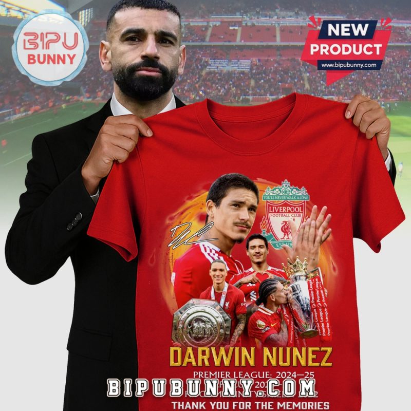 Liverpool Darwin Nunez Thank You Premier League Champions Red T-Shirt