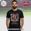 Black t-shirt featuring Diogo Jota collage design and Liverpool F.C. career highlights!