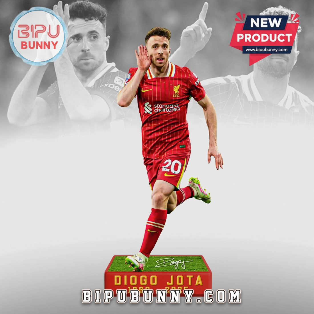 Liverpool Diogo Jota Soccer Star Commemorative Figurine Liverpool Diogo Jota Soccer Star Commemorative Figurine