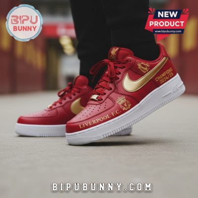 Liverpool FC Champions 2024 25 Premium Limited Edition Air Force 1