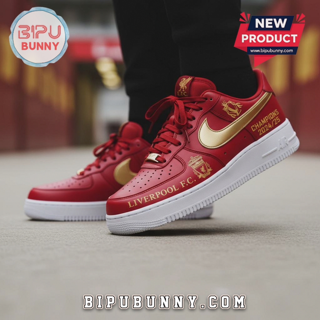 Liverpool FC Champions 2024 25 Premium Limited Edition Air Force 1 Liverpool FC Champions 2024 25 Premium Limited Edition Air Force 1