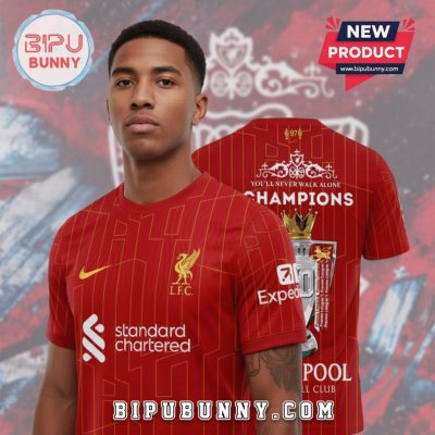 Liverpool FC Champions 20th Premier League Winners Shirt