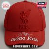 Red cap with L.F.C. logo, Diogo Jota name in white text! Show your team spirit!