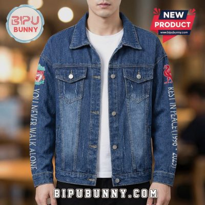 Liverpool FC Diogo Jota Tribute Denim Jacket
