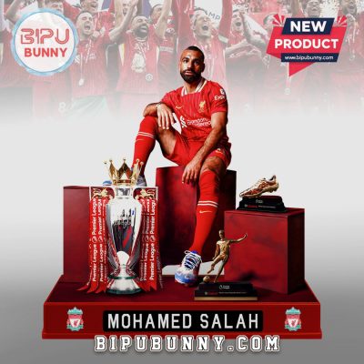Liverpool FC Mohamed Salah Premier League Trophy Figurine