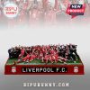 Liverpool F.C. team celebrating with the trophy in a 3D-style design!