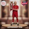 Arne Slot figurine! Red Liverpool kit, holding Premier League trophy, text: ARNE SLOT on base, NEW PRODUCT!