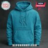 Hoodie shows Liverbird emblem and 'You'll Never Walk Alone' text.!