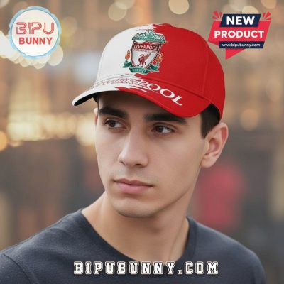 Liverpool FC You’ll Never Walk Alone Crest Graphic Fashion Baseball Cap