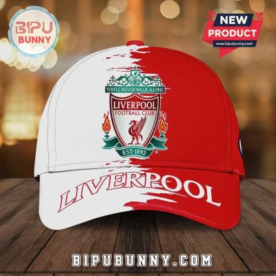 Liverpool FC You’ll Never Walk Alone Crest Graphic Fashion Baseball Cap
