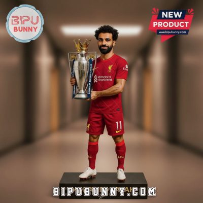 Liverpool Mohamed Salah EPL Champion Figurine Statue
