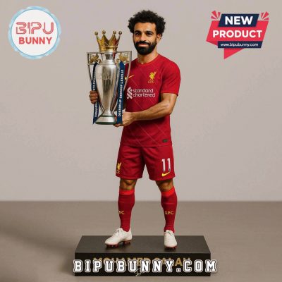 Liverpool Mohamed Salah EPL Champion Figurine Statue