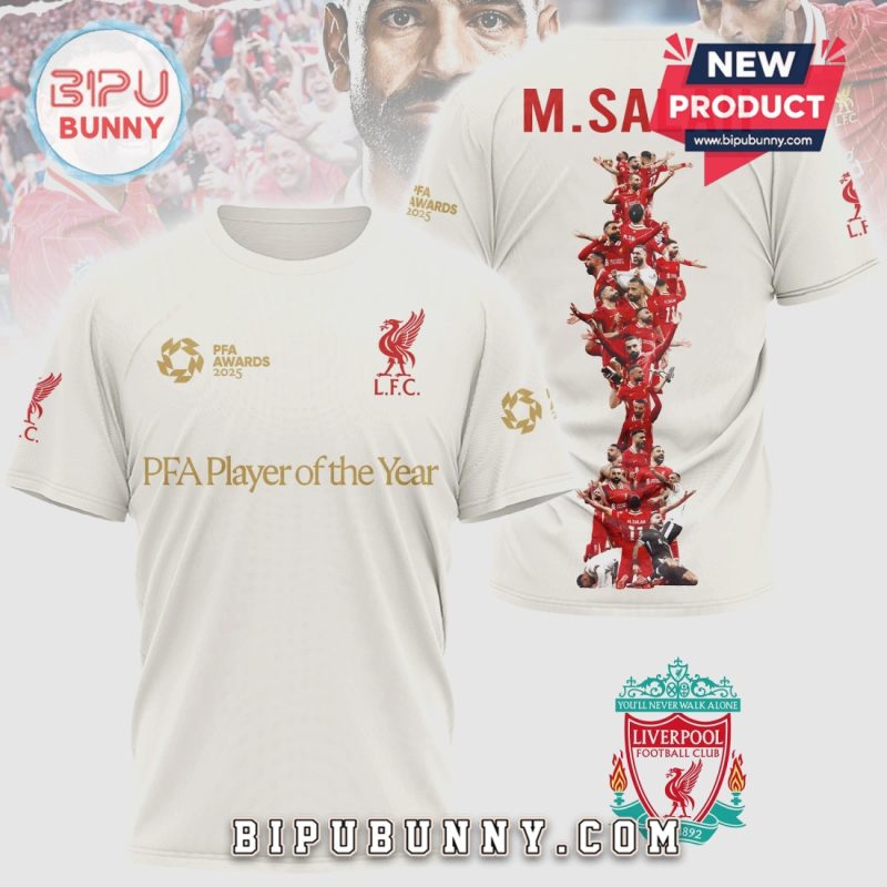 Liverpool Salah PFA Player of the Year 2025 Shirt