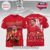 Red tee shows Trent Alexander-Arnold; text: THANK YOU, TRENT, YOU'LL NEVER WALK ALONE, LIVERPOOL FOOTBALL CLUB, 2004-2025!