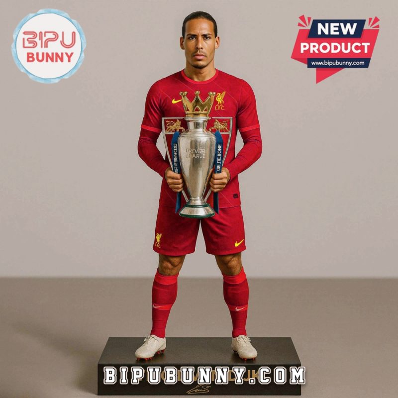 Liverpool Van Dijk Champions League Commemorative Premium Statue