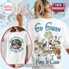 White tee with Looney Tunes planting tree graphic. Text: Go Green, Keep It Clean, Make Every Day Earth Day!