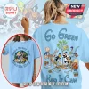 Light blue tee with Looney Tunes characters and Earth Day slogans: 'Go Green, Keep it Clean, Make Every Day Earth Day'!