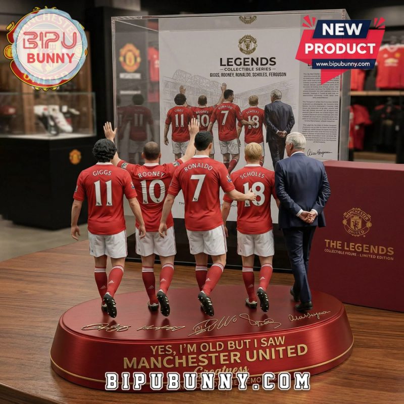 Manchester United Legends Figurine, Limited Edition Collectible Sculpture Manchester United Legends Figurine, Limited Edition Collectible Sculpture