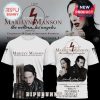 White Marilyn Manson tee. Concert tee features Manson, the Wiltern, Los Angeles, plus 30 Years of Antichrist Superstar!