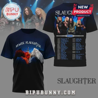 Mark Slaughter Band 2026 Concert Tour Premium 3D Graphic T-Shirt
