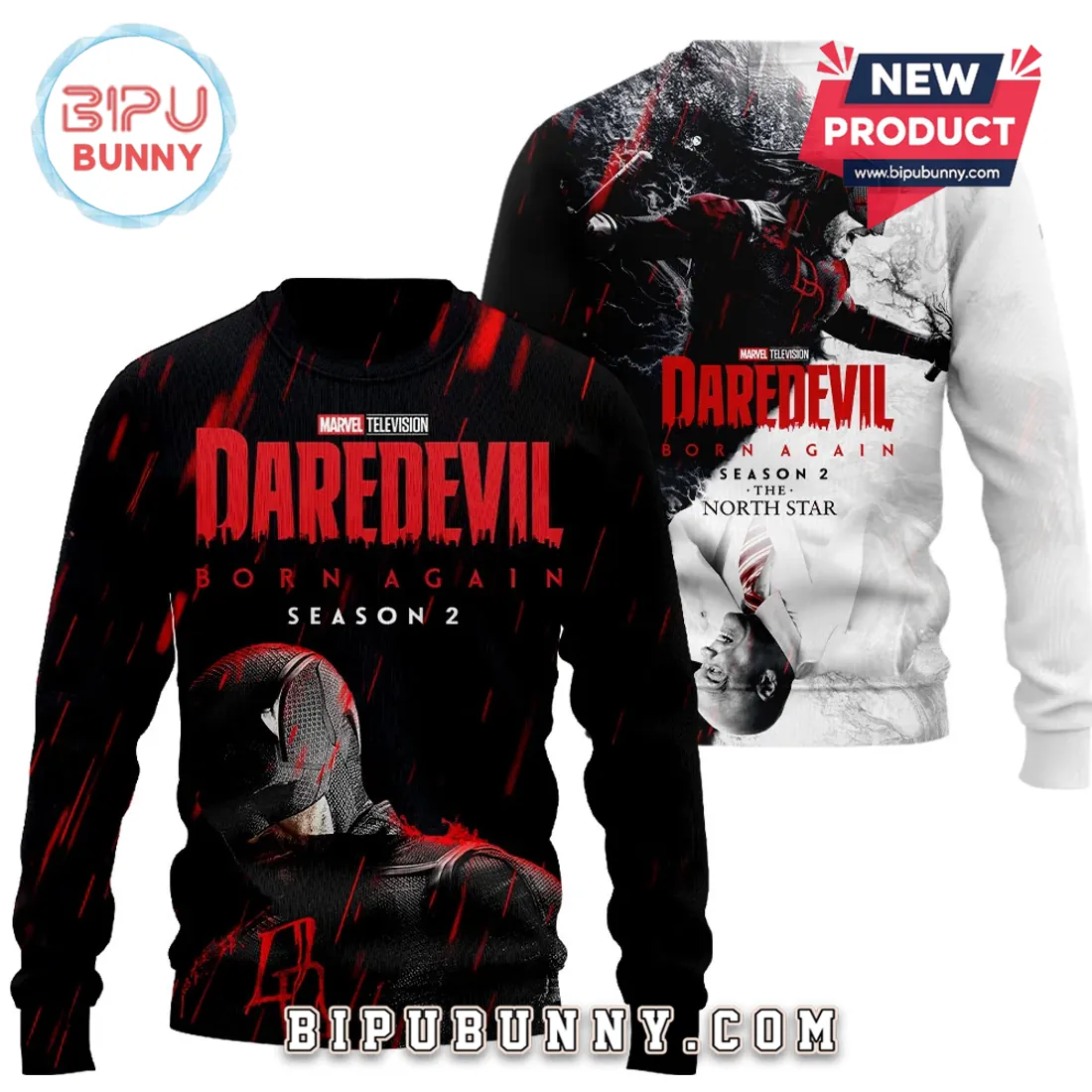Marvel Daredevil Born Again Season 2 Kingpin Graphic Premium 3D T-Shirt Marvel Daredevil Born Again Season 2 Kingpin Graphic Premium 3D T-Shirt