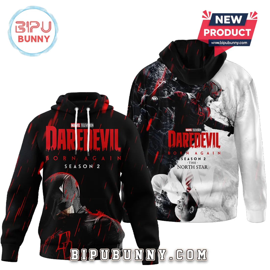 Marvel Daredevil Born Again Season 2 Kingpin Graphic Premium 3D T-Shirt Marvel Daredevil Born Again Season 2 Kingpin Graphic Premium 3D T-Shirt