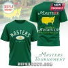 Green Masters Tournament tee! Features course outline with 'Masters' text!