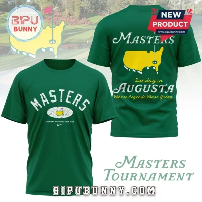 Masters Golf Sunday In Augusta Legends Wear Green Premium 3D Shirt