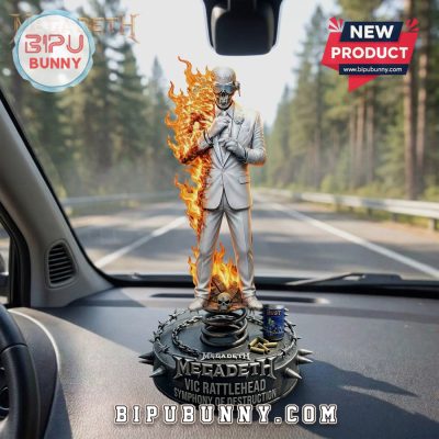 Megadeth Vic Rattlehead 3D Car Dashboard Bobblehead Figurine