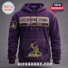 Purple Melbourne Storm Hoodie: 1997-2026 text, lightning graphic! Vintage style!