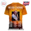 Orange tee with Melissa Etheridge's The Rise Tour dates! Retro concert merch!