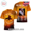 Melissa Etheridge shirt. Tour dates. Raven, sunset graphic. Yellow, orange, black colors!